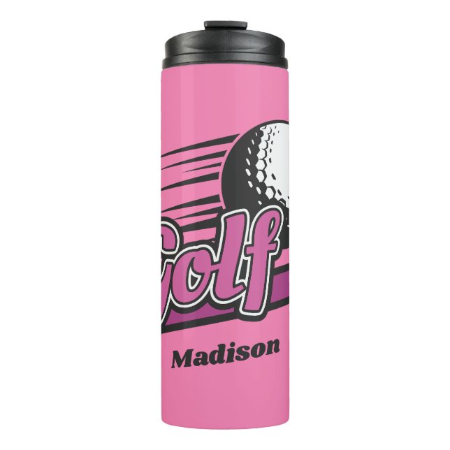 Termo Golf de nombre personalizado (Anverso)