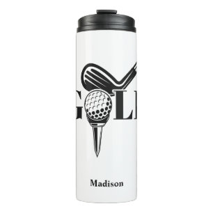 Termo Golf de nombre personalizado
