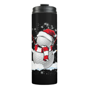 Termo Golf Snowman en vacaciones Navidades
