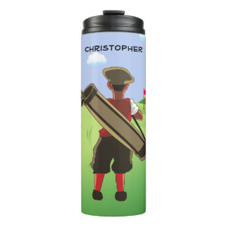 Termo Golfista personalizado diversión en campo de golf