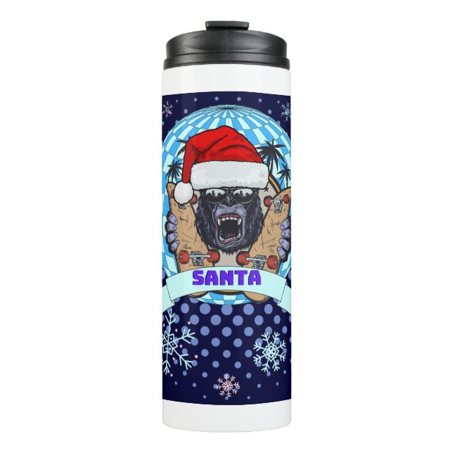 Termo gorila de navidad (Anverso)