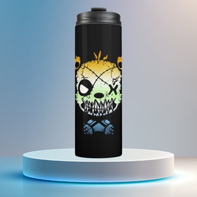 Termo Gótico AroAce Bandera del Orgullo Agénero Oso de c (Subido por el creador)