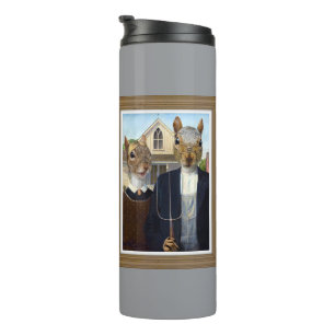 Termo Gótico de Ardilla Americano - Tumbler Térmico dive
