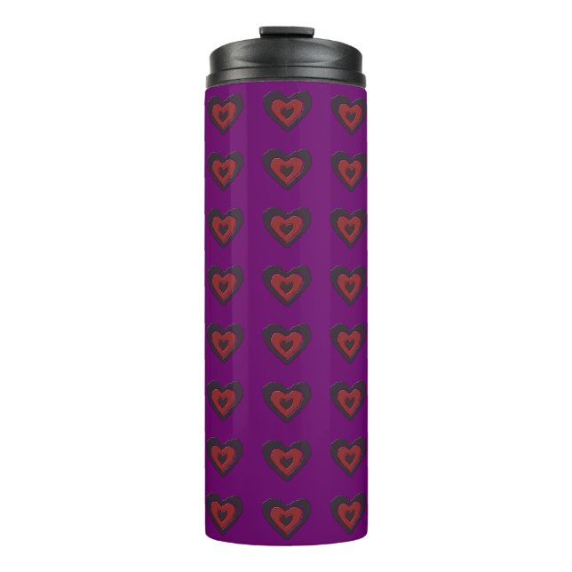 Termo Gótico Melting Love Heart Thermal Tumbler (Anverso)