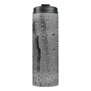 Termo Gotitas de lluvia en la ventana