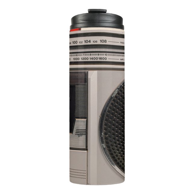 Termo Grabador de audio estéreo portátil retro (Anverso)