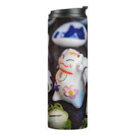 Termo Grabando figuras de gatos