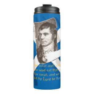 Termo Gracia Selkirk Cita de la Noche de Burns y Saltire