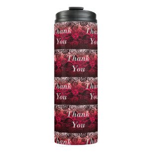 Termo Gracias Swirls Red