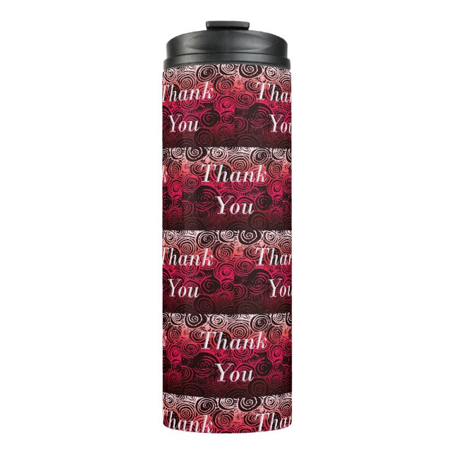 Termo Gracias Swirls Red (Anverso)