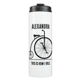 Termo Graciosa bicicleta Retro personalizada para ciclis