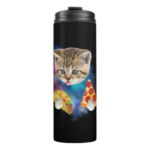 Termo Graciosa camiseta de gatos galaxia _ espacio gato