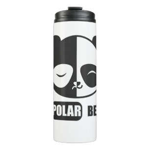 Termo Graciosa Pintura De Oso Polar Para Amante Animal