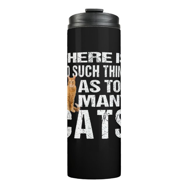 Termo Gracioso Cat TShirt_ Nada De Tales Cats Como Demas (Anverso)