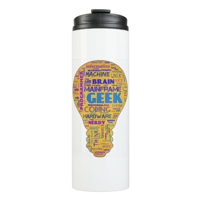 Termo Gracioso Humor Tecnológico Geek - Regalo de Coders (Anverso)