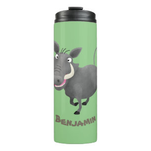 Termo Gracioso ilustracion de personalizado porcina afri