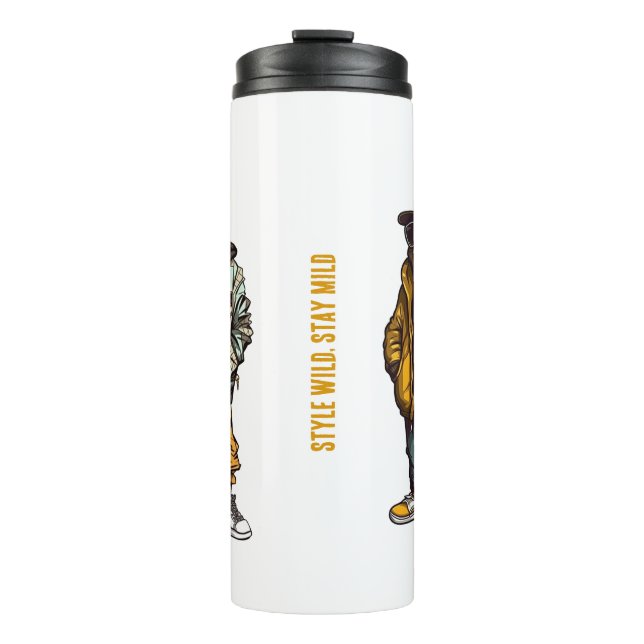 Termo Gracioso Regalo De Moda Animal Para El Amante Anim (Anverso)