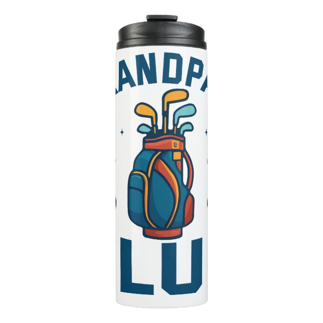 Termo Gracioso regalo del club de golf del abuelo (Anverso)