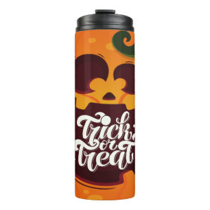 Termo Gracioso truco o trato de calabaza asquerosa