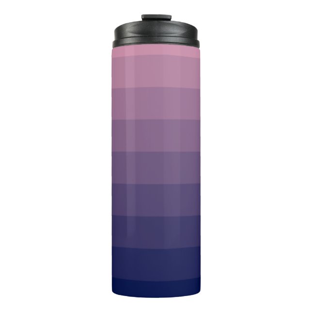 Termo Gradiente azul marino y malva (Anverso)