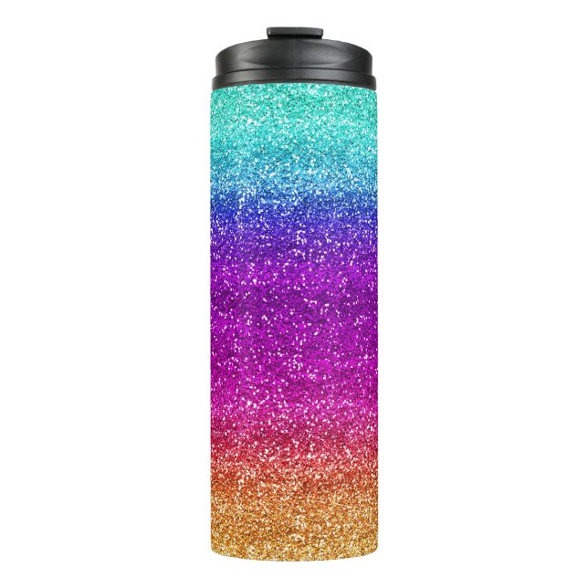 Termo Gradiente de brillo de arcoíris brillante (Anverso)