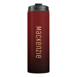 Termo Gradiente de color rojo a ocmbre Minimalista simpl