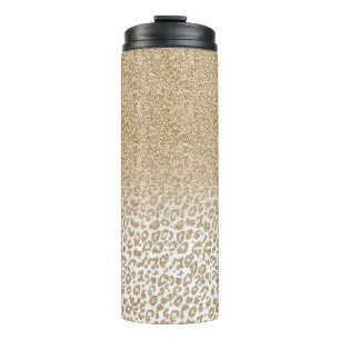 Termo Gradiente de impresión Leopardo y Purpurina Gold d