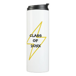 Termo Graduación Hombre Dabbing Rayo Personalizado