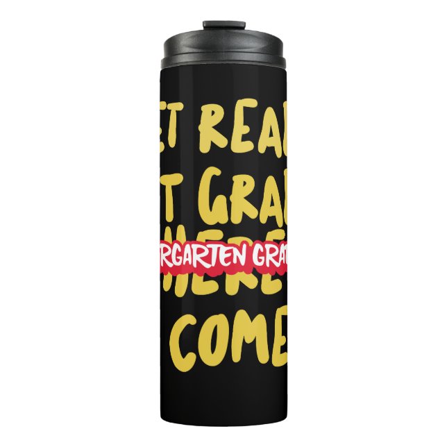 TERMO GRADUADO DE KINDERGARTEN - PREPARAR PRIMER GRADO (Anverso)