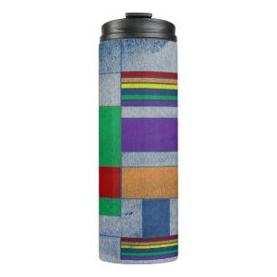 Termo Graffiti de arcoiris con el Tumbler térmico MidMod