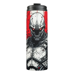 Termo Graffiti de Guerrero del Ciberpunk - Tumbler térmi