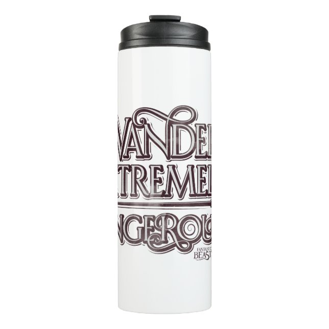 Termo Gráfica Con Marea Y Extremadamente Peligroso - Bla (Anverso)