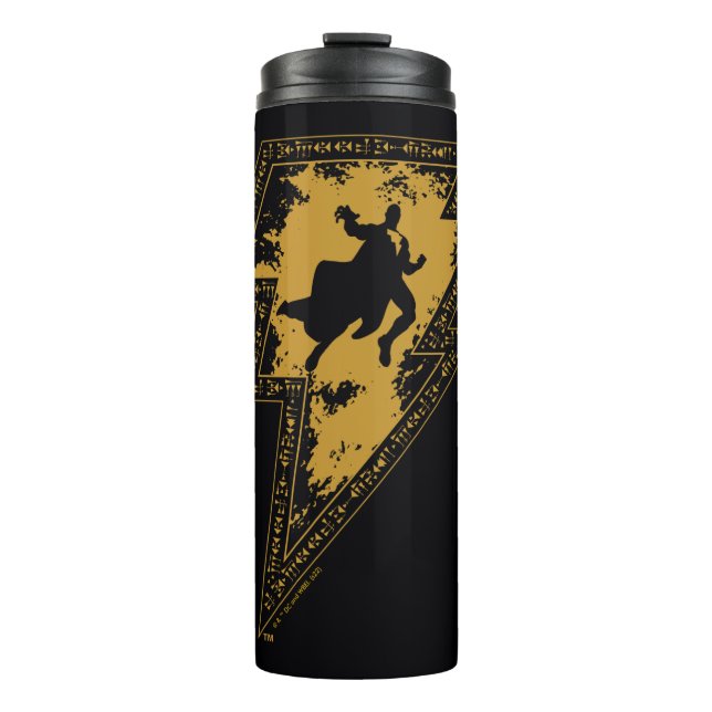 Termo Gráfica de perno Lightning de Black Adam con probl (Anverso)