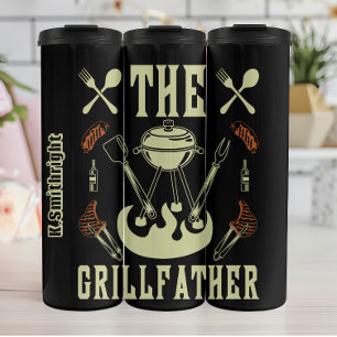Termo Gráfica divertida parrilla de Grillfather