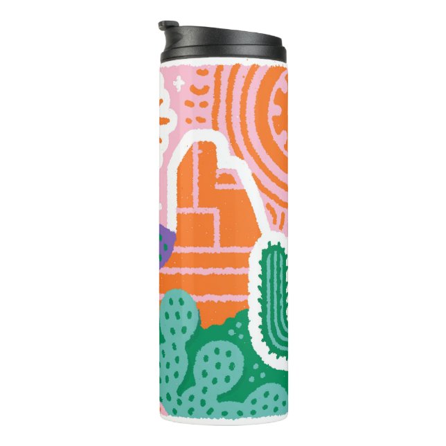 Termo Gráfico de cactus del desierto del suroeste (Rotado hacia la derecha)