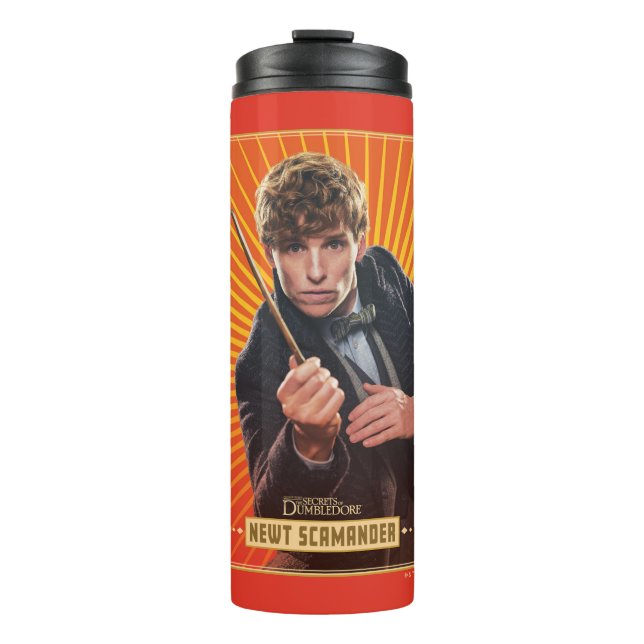 Termo Gráfico de caracteres de Newt Scamander (Anverso)