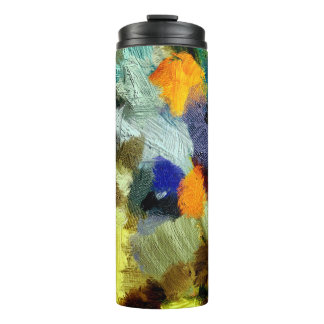 Termo gráfico de fondo psicodélico abstracto