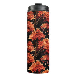 Termo Gráfico de patrón sin foco del árbol de arce de ca