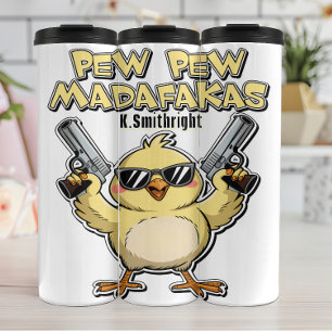 Termo Gráfico de pollo de Pew Pew Madatrakas