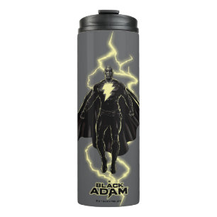 Termo Gráfico de silueta Black Adam Lightning