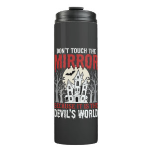 Termo Gráfico del mundo de los diablos del espejo embruj