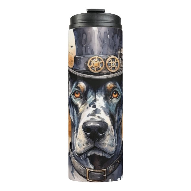Termo Gran Danés Perro Steampunk (Anverso)