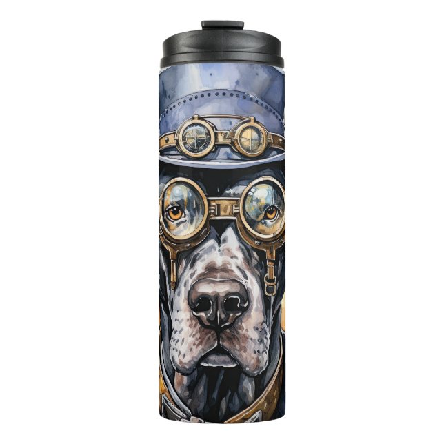 Termo Gran Danés Perro Steampunk (Anverso)
