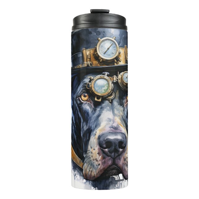 Termo Gran Danés Perro Steampunk (Anverso)
