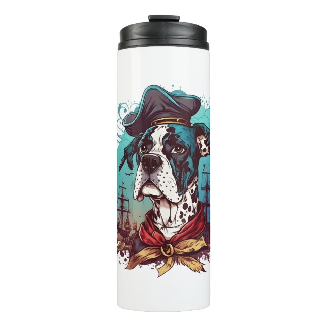 Termo Gran Pirata de Perro de Danés (Anverso)