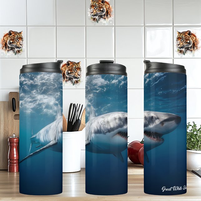 Termo Gran tiburón blanco (Subido por el creador)