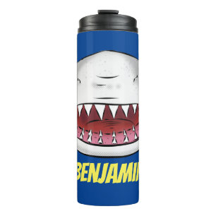 Termo Gran tiburón blanco significa ilustracion personal