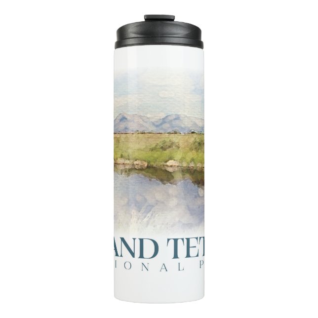 Termo Grand Teton Tumbler, Parque Nacional Mug de Viajes (Anverso)