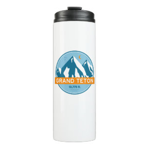 Termo Grand Teton Wyoming Estrellas Luna