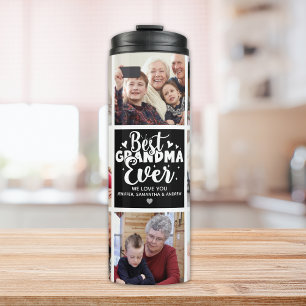 Termo Grandma Photo   Best Grandma Ever Custom Gift Blac